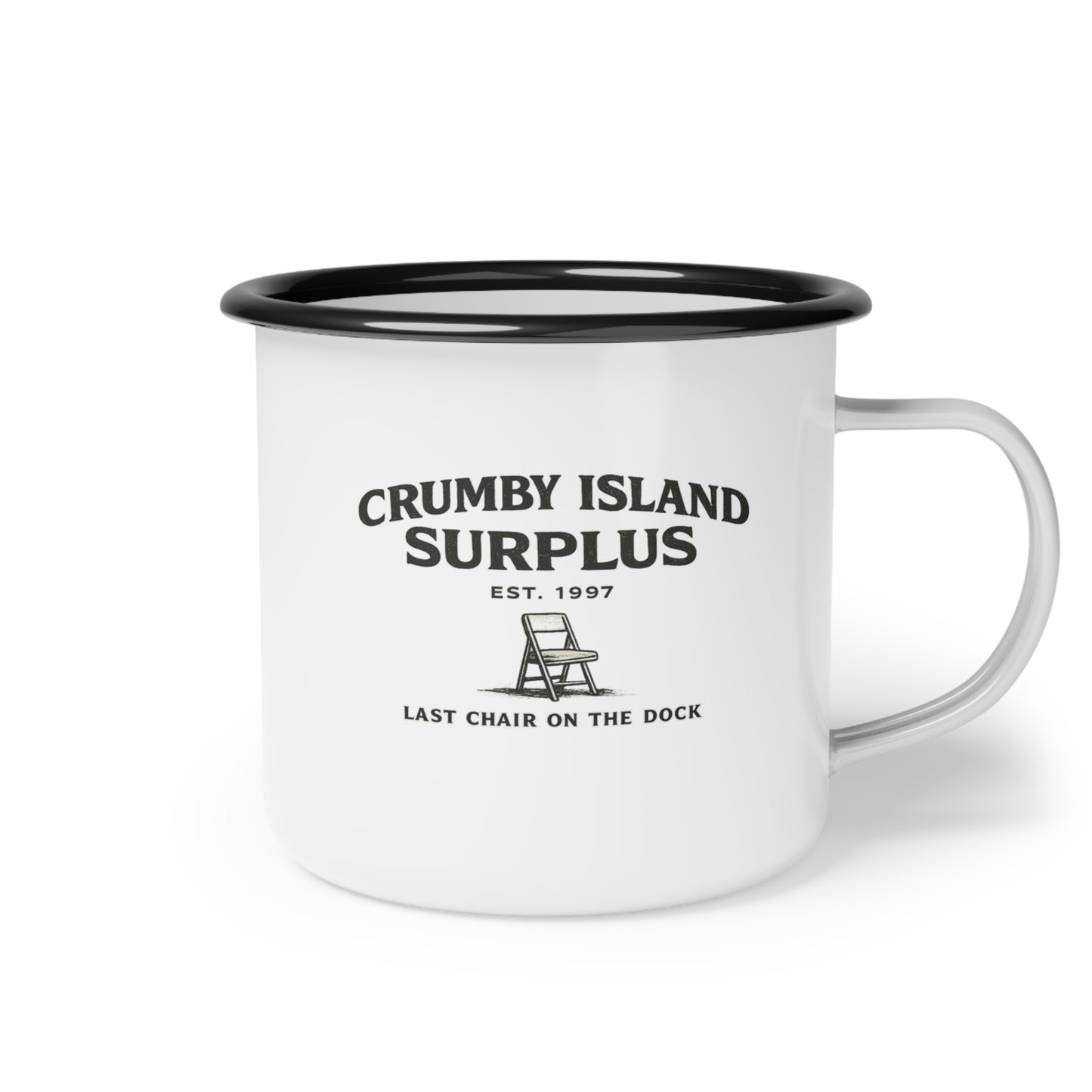 Crumby Island Enamel Cup