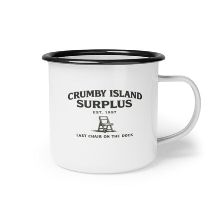 Crumby Island Enamel Cup