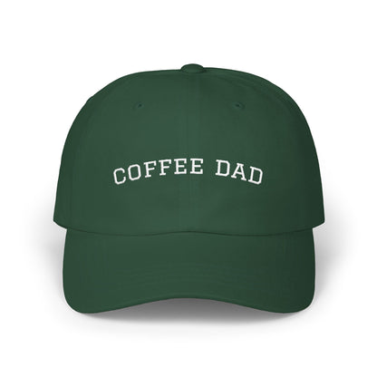 Coffee Dad Cap — Embroidered Classic Dad Hat for Coffee-Loving Dads