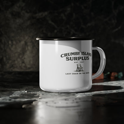 Crumby Island Enamel Cup