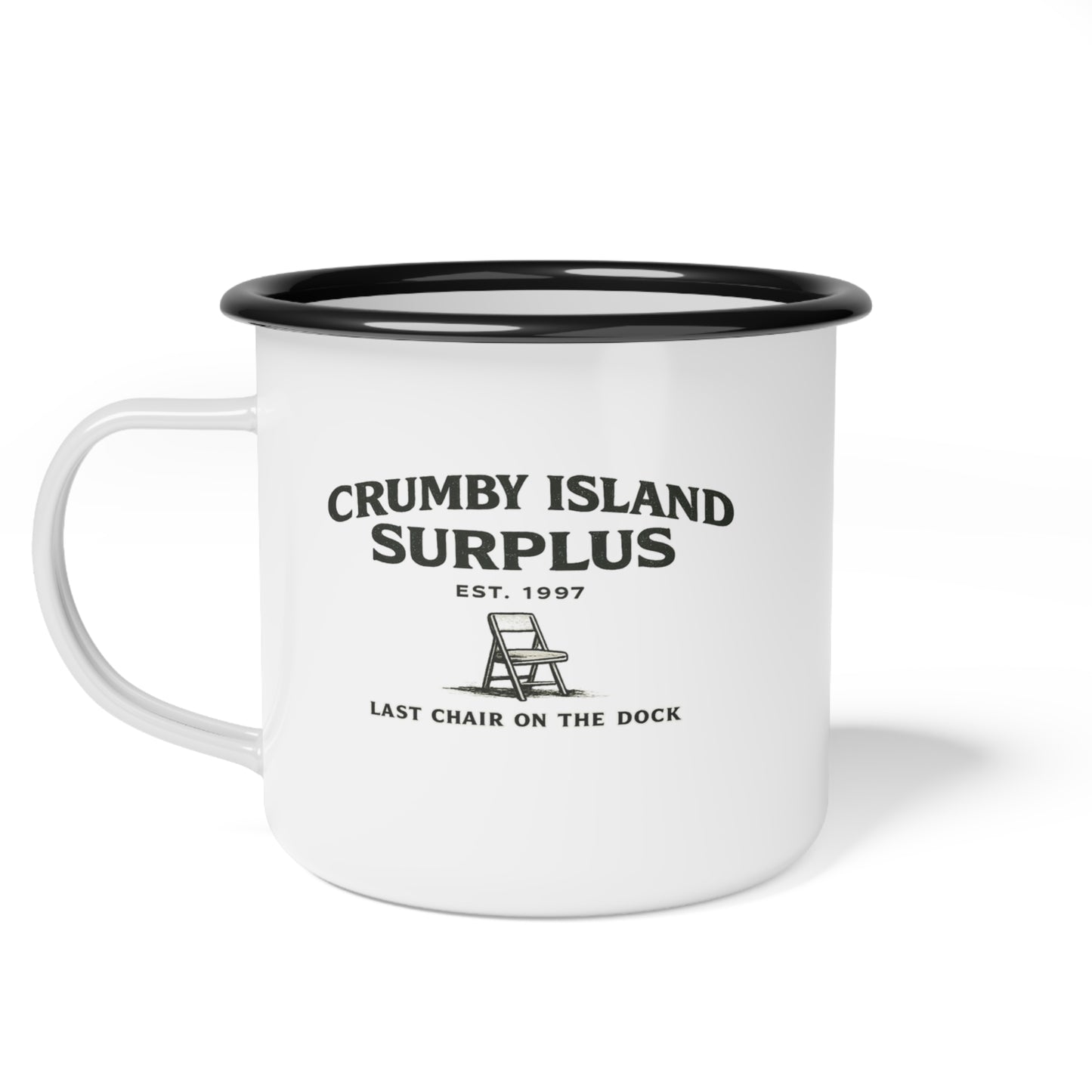 Crumby Island Enamel Cup