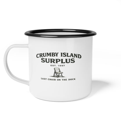 Crumby Island Enamel Cup