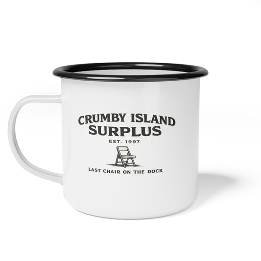 Crumby Island Enamel Cup